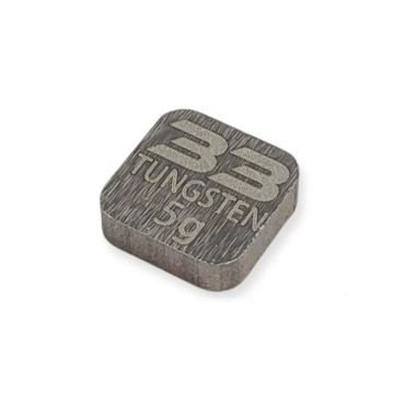 MR33 Tungsten Weight - 10 x 10 x 3mm - 5g (MR33-TW-5G)