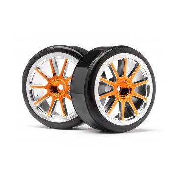 Maverick GOLD CRM. 10SPOKE WHL +DRIFT TYRE x2 STRADA EVO DC (MV22605)