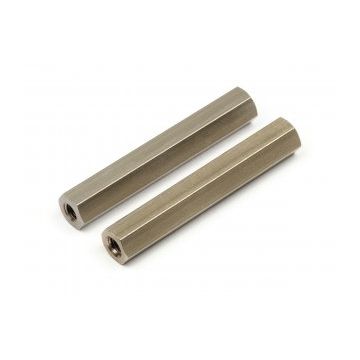 Maverick Front Chassis Brace Hex Posts 34mm (Pr) (MV29052)