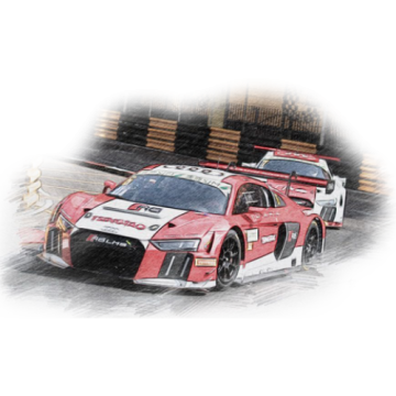 NuNu Audi R8 Lms Fia Gp Macau 2015 #6 And #7  (NU24024)