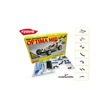 1:10 Kyosho Optima Mid 4WD Koswork Edition (K.30622KE)