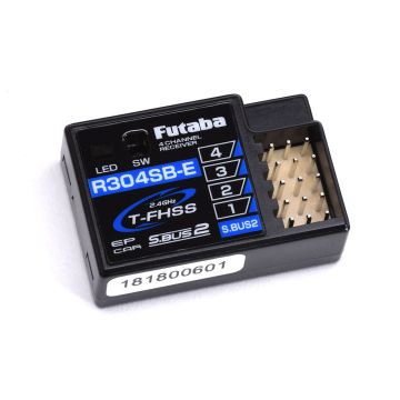 Futaba R304SB-E - 4 Channel Rx T-FHSS 2.4GHz (Electric) (FUT05102601-3)