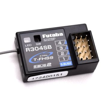 Futaba R304SB 4ch Receiver with Telemetry T-FHSS (S-Bus) (HV) 2.4GHz (FUT05102588-3)