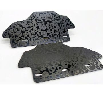 Phase 1 RC Mudguards Arrma Kraton / Outcast 4S V2 Skull Design (P1RC-AR042)