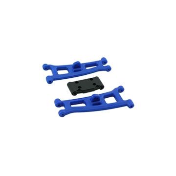 RPM Assoc GT2/SC10 Front A-Arms & Bulkhead - Blue (RPM70765)