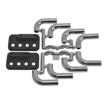 RPM Zoomies Mock Exhaust Headers - Chrome (RPM70853)