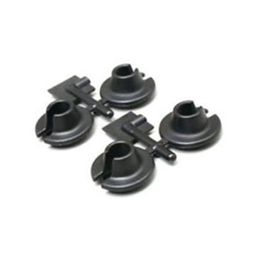 RPM Losi/Traxxas/Mgt/Hpi Spring Cups - Black (RPM73152)