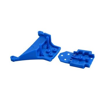 RPM Traxxas Slash Lcg 4X4 Chassis/ 10th Rally Fr. Bulkhead Blue (RPM73565)
