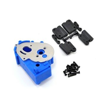 RPM Traxxas 2wd Hybrid Gearbox Housing And Rear Mounts Blue (RPM73615)