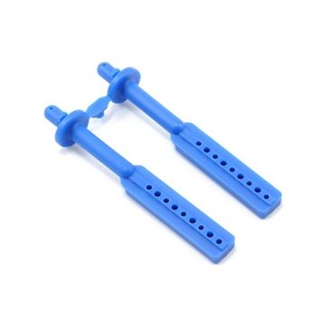 RPM T/E-Maxx Long Body Mounts - Blue (RPM80175)
