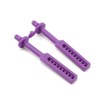 RPM T/E-Maxx Long Body Mounts - Purple (RPM80178)