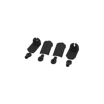 RPM Shock Shaft Guards For Traxxas 1:10th Scale Shocks - Black (RPM80402)