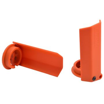 RPM Traxxas X-Maxx Shock Shaft Guards - Orange (RPM80438)