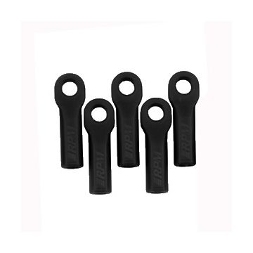 RPM Traxxas Long Rod Ends - Black (12) (RPM80512)
