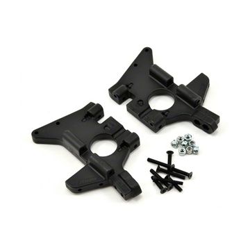 RPM T/E-Maxx Front Bulkheads Black (RPM81062)