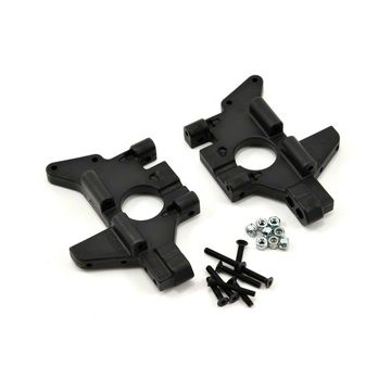RPM T/E-Maxx Rear Bulkheads Black (RPM81072)