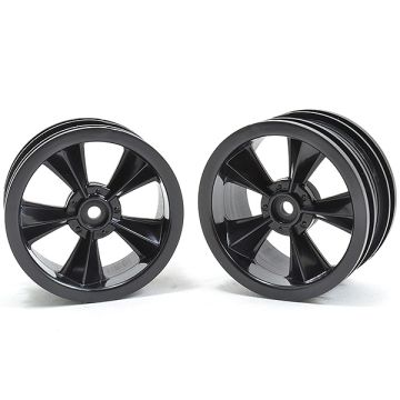 RPM &Quot;N2O&Quot; Gloss Black Resto Mod Sedan Wheels (RPM81552)