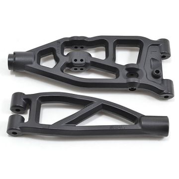 RPM Arrma Upper/Lower Left Front Arms Black - 6S Kraton/Outcast/Fireteam (RPM81572)