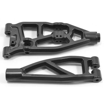 RPM Arrma Upper/Lower Right Front Arms Black - 6S Kraton/Outcast/Fireteam (RPM81602)