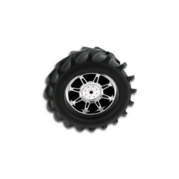 RPM Standard Width 'Monster Spider' Wheels - Chrome (RPM81953)