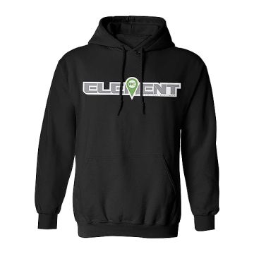 Element RC Logo Hood Pullover Black - Large (SP231L)
