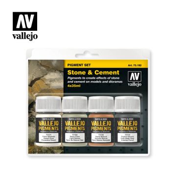 AV Vallejo Pigment Set - Stone & Cement (VAL73192)