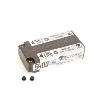 Sunpadow LiPo 5400-2S2P-7.4V-120C Shorty Platin (SUJA0018)