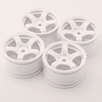 Sweep Mini 5 Spoke Wheel Type A White 4pcs (SW0001)