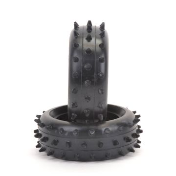 Schumacher Full Spike - Front Tyres - Yellow CAT (pr) (T652)