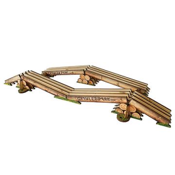 Crawler Park Axes Crossing Obstacle For 1/24 Rc Crawler Park Circuit (TWD240002)