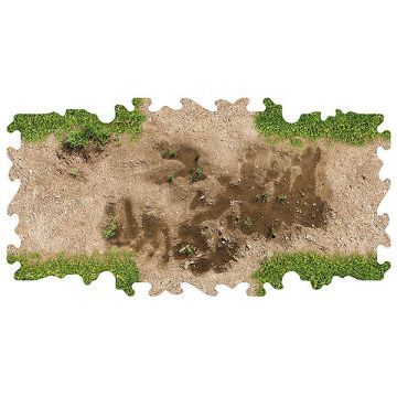 Crawler Park 2 X Crossing With Puddle Of Water For 1/24 Rc Crawler (TWDTRK008)