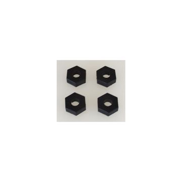 Schumacher Wheel Hex ; pin axle - SST  (pk 4) (U2152)