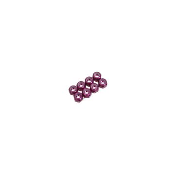 Schumacher SPEED PACK - M3 Nyloc Nut - Purple Alloy (pk8) (U2187)