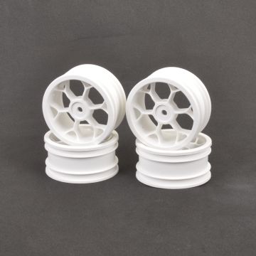 Schumacher Wheel Y Spoke 25mm - White pk4 (U2193)