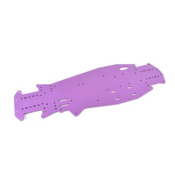 Schumacher Purple Alloy Chassis; CNC - Fusion 1 (U2509)