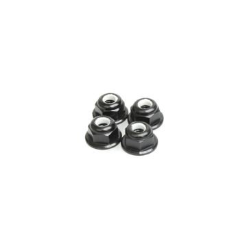 Schumacher M4 Nyloc Wheel Nut - Black Alloy (pk4) (U2812)