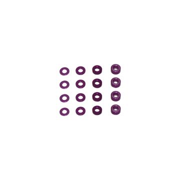 Schumacher SPEED PACK Alloy M3x6 Spacers ;0.5;1;2;3mm - 16pcs
