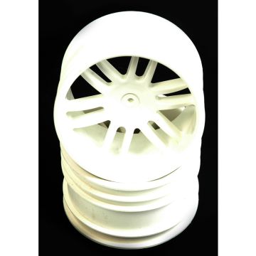Schumacher White Wheel;  12 Spoke - Havoc       (pr) (U2974)