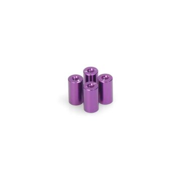Schumacher Purple Alloy Spacer - M3x14  pk4 (U2975)