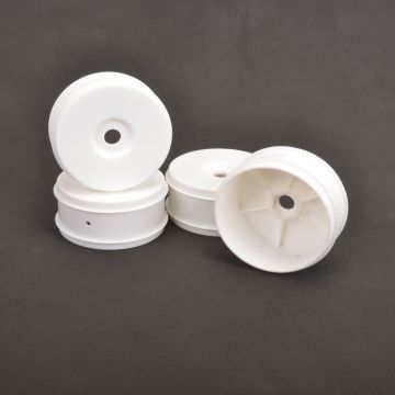 Schumacher Wheel 1/8th - White Dish v2 - pk4 (U3114)
