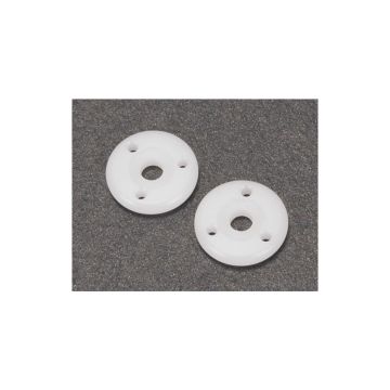 Schumacher Big Bore Piston; 3 Hole White 1.5 Rounded (pr) (U3770)