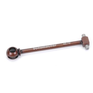 Schumacher Driveshaft; Steel Bone Front 1pc - Mi4CX-Mi6 (U3837)