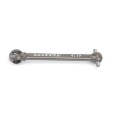 Schumacher Driveshaft; Alloy Bone Front 1pc - Mi4CX-Mi6 (U3841)
