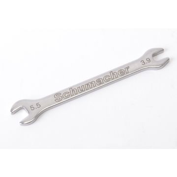 Schumacher Steel Spanner - 5.5mm/3.9mm (U4229)