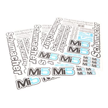 Schumacher Decal Sheet - Mi5 - (pk3) (U4320)