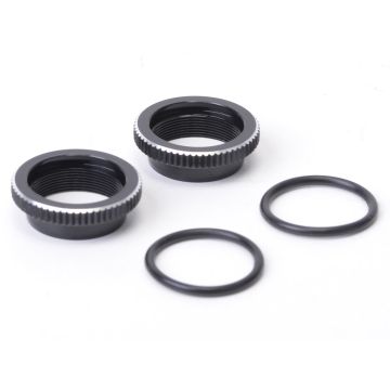 Schumacher Big Bore Shock Adjusting Collar (Black) - pr (U4371)