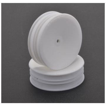 Schumacher Wheel; Hex - Slim - 2WD - White (U4661)