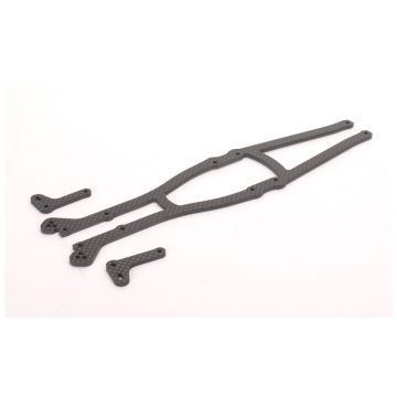 Schumacher C/F Top Deck & Steering Mount F/Motor K1 Aero (U4723)