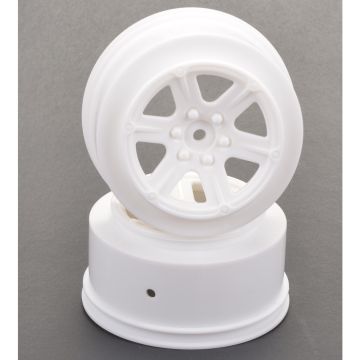 Schumacher Short Course Wheel - White +3 offset pr (U4732)