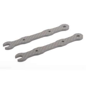 Schumacher C/F Saddle Lipo Strap - CAT K2 - (2pcs) (U4768)